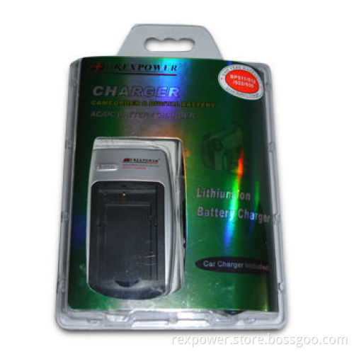 Camera Battery Charger with AC Input of 100 to 240V AC